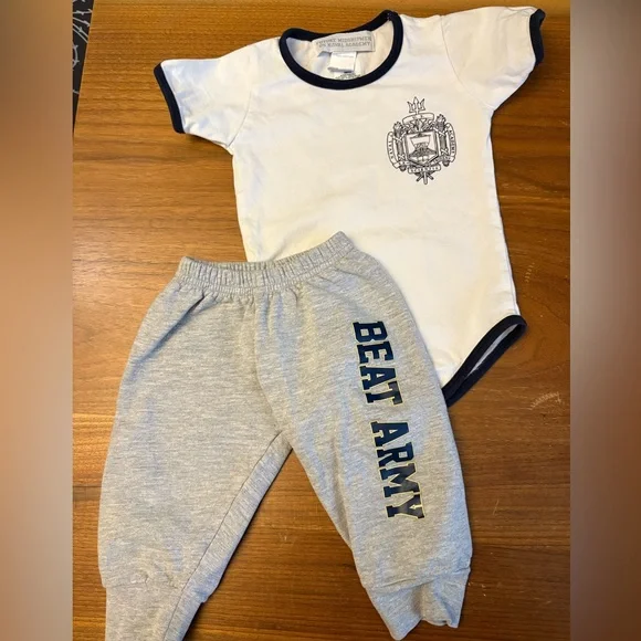 Naval Academy USNA baby set, size 3 mo and 6 mo - Picture 1 of 4